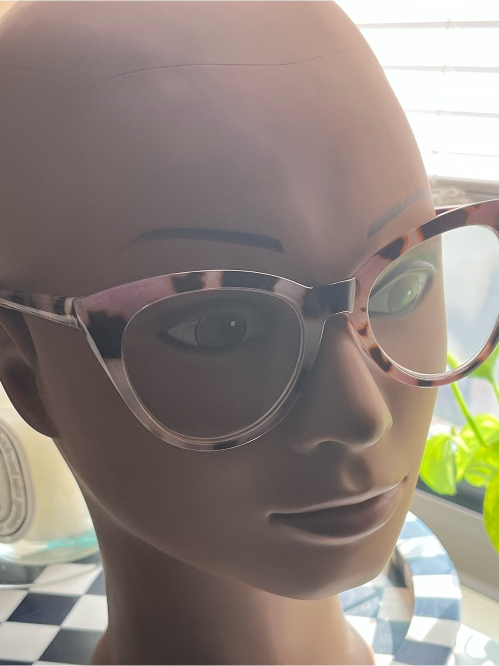 Betsey Johnson Purple Tortoise Cat Eye Readers +1.50